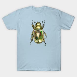 Golden Sacred Scarab T-Shirt